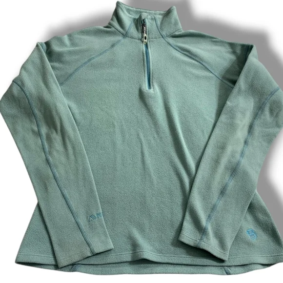 Mountain Hardwear Women's Microchill in Glacial 1/4 Zip Pullover size medium - Picture 1 of 16